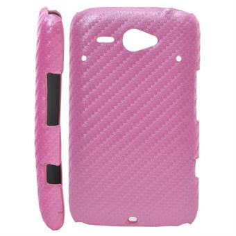 HTC ChaCha Corbon kansi (vaaleanpunainen)