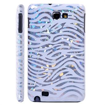 Galaxy Note Zebra -kuori (valkoinen)