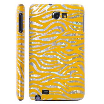 Galaxy Note Zebra -kuori (keltainen)