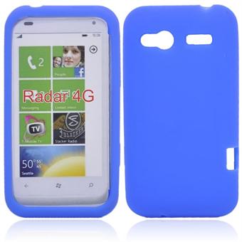 HTC Radar C110e pehmeä silikoni (sininen)
