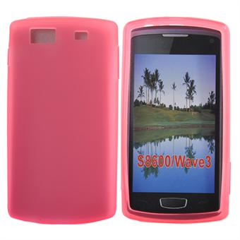 Samsung Wave 3 silikoni (vaaleanpunainen)