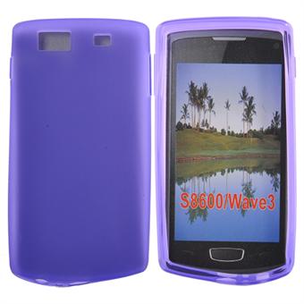Samsung Wave 3 silikoni (violetti)