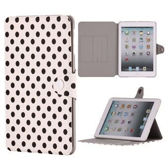Dot Pattern iPad Mini 1 -kotelo (valkoinen)