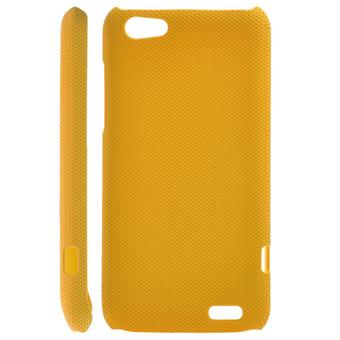 Yksinkertainen HTC ONE V -kuori (keltainen)