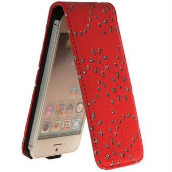 Bling Bling Diamond Case iPhone 5 / iPhone 5S / iPhone SE 2013 (punainen)