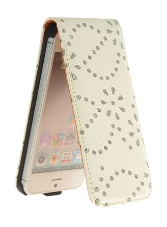 Bling Bling Diamond Case iPhone 5 / iPhone 5S / iPhone SE 2013 (valkoinen)