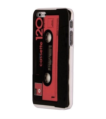 Klassik Kasette iPhone 5 / iPhone 5S / iPhone SE 2013 - kuori (punainen)