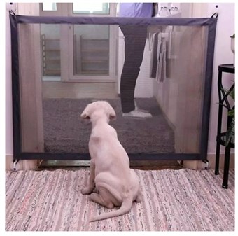 Koiran aita portaisiin, oviin, käytäviin - Nylon Mesh - 110 x 72 cm