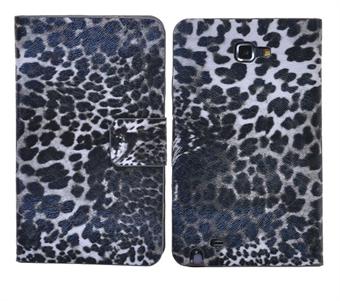 Samsung Note Leopard -kotelo (musta)