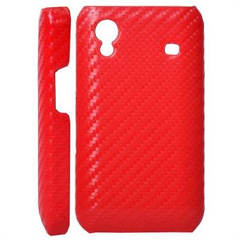 Samsung Galaxy ACE hiilikuori (punainen)