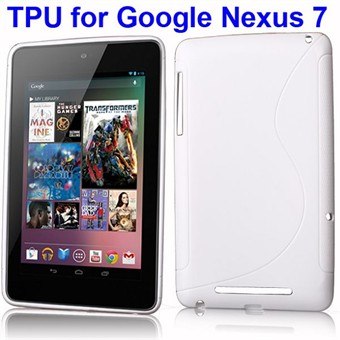 S-line silikoni – Google Nexus 7 (valkoinen)