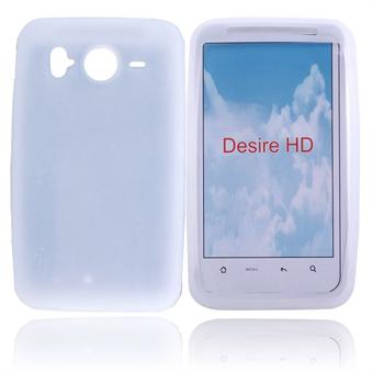 Pehmeä silikoni Desire HD:lle (läpinäkyvä)