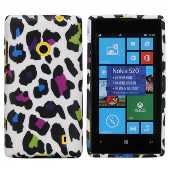 Motif-silikonisuoja Lumia 520:lle (värilliset pisteet)