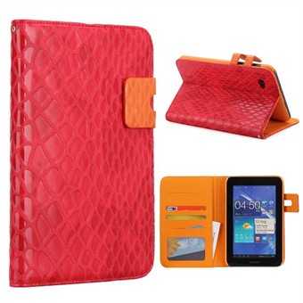 Turtle Design Case - Samsung Galaxy Tab 7.0 / 2 7.0 (punainen)