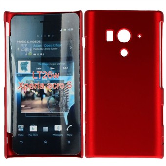 Suojakuori - Sony Xperia Acro S (tummanpunainen)