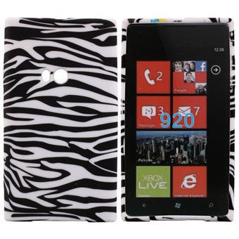 Motif Silicone Cover Lumia 920 (Zebra)