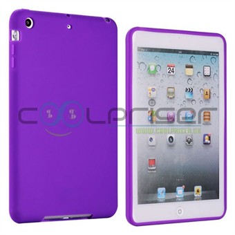 Pehmeä kumi iPad Mini (violetti)