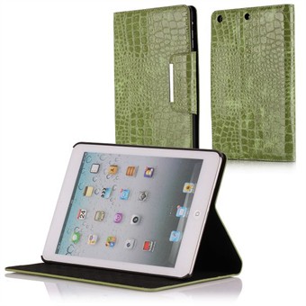Krokotiilikotelo iPad Mini: lle (vihreä)