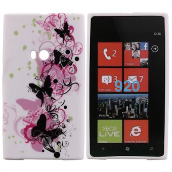 Motif-silikonisuoja Lumia 920:lle (Butterflies)