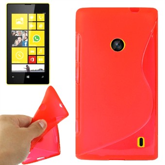 S-Line silikonisuojus Lumia 520 (punainen)