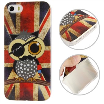Retro Owl TPU Case iPhone 5 / iPhone 5S / iPhone SE 2013 (UK)