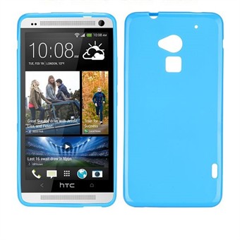 HTC One Max - yksinkertainen silikoni (sininen)