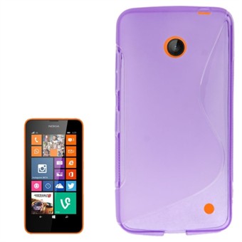 S-Line silikonikuori - Nokia 630 (violetti)