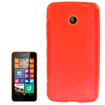 S-Line silikonikuori - Nokia 630 (punainen)
