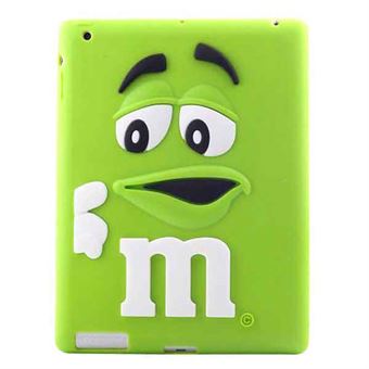 M&M 3D -kumi iPad Mini 1/2/3 - vihreä
