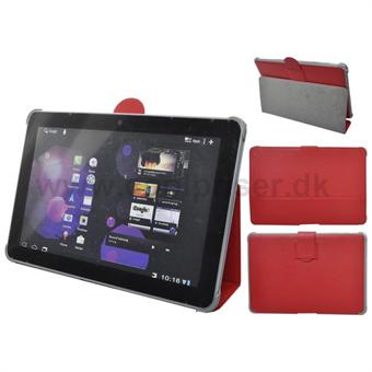 Nahkakuori Samsung Galaxy Tab 10.1:lle (punainen)