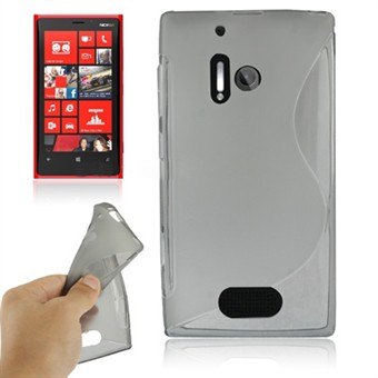 S-Line silikonisuojus Lumia 928 (harmaa)
