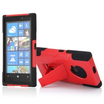 Defender Case Lumia 920 Stand (punainen)