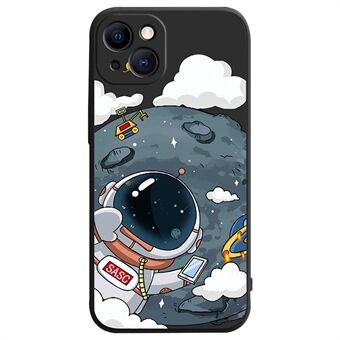Astronaut-kuviotulostuspuhelinkotelo iPhone 14:lle pudotuksenkestävä TPU-älypuhelimen suojakuori