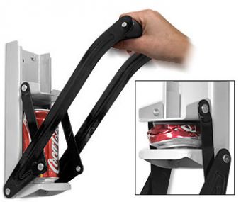 Tölkin murskain / puristin avaajalla