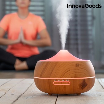 InnovaGoods Aromaterapeuttinen ilmankostutin, jossa on puun tuoksu