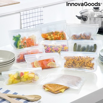Sarja kierrätettäviä ruokapusseja Freco InnovaGoods 10 Parts