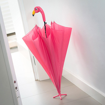 Flamingo Wagon Trend -sateenvarjo jalalla