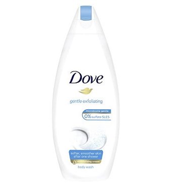 Dove Body Wash - Hellävarainen kuorinta - 225 ml
