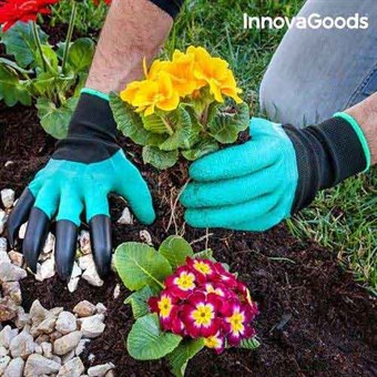 InnovaGoods puutarhakäsineet kynsillä