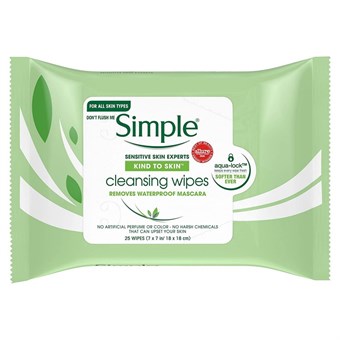 Simple Wipes Cleansing - Märkäpyyhkeet - 25 kpl.