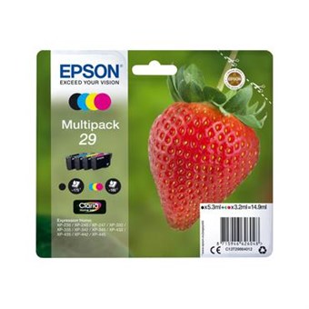 Epson 29 Multipack CMYK mustepatruuna - C13T29864012
