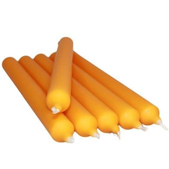 Kattokruunu / illallinen kynttilä 21 cm - kirkkaan oranssi