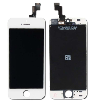 LCD- ja kosketusnäyttö iPhone 5 / iPhone 5S / iPhone SE 2013 -valkoisille