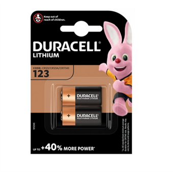 Duracell Lithium DL123A - 2 kpl