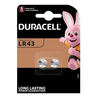 Duracell LR43 - 2 kpl