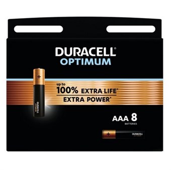 Duracell Optimum MN2400 AAA - 8 kpl