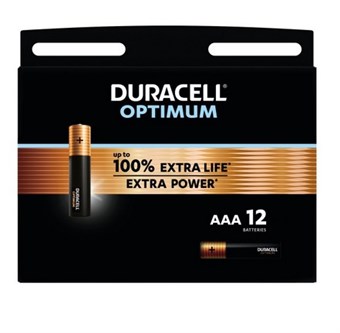 Duracell Optimum MN2400 AAA - 12 kpl