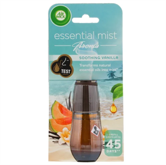 Air Wick Electric ilmanraikastin Essential Mist Aroma Refill - 20 ml - Vanilje