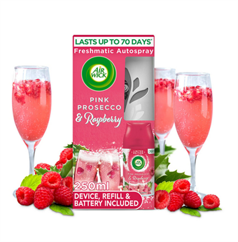 Air Wick Freshmatic Spray täytteellä - Pink Prosecco & Raspberry