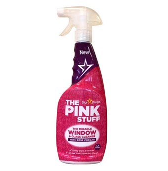 Pink Stuff - Ikkunanpuhdistusaine - Suihke - 750 ml - Ruusuvietikalla